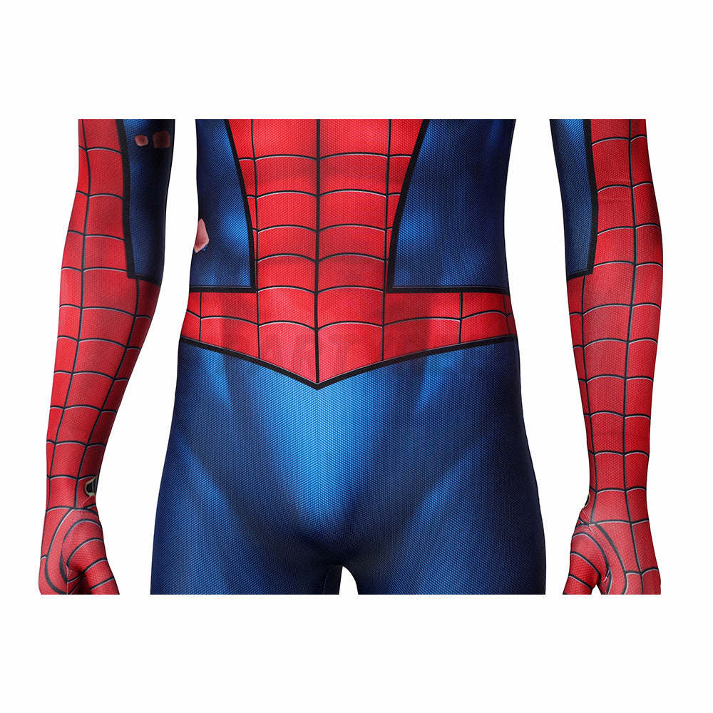 Avenger Spiderman PS5 Cosplay Costumes Battle Damaged Edition Jumpsuit