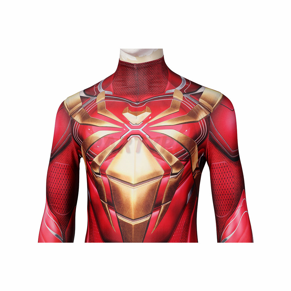 Avenger Spiderman Cosplay Costume Iron Spider Armor Jumpsuit