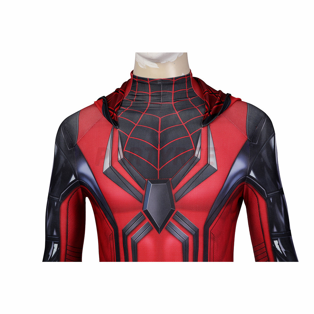 Avenger Spiderman PS5 Cosplay Costume Crimson Cowl Jumpsuit