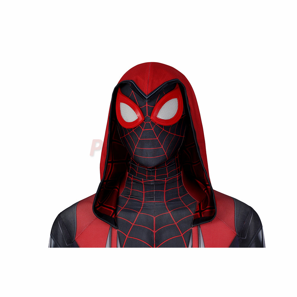 Avenger Spiderman PS5 Cosplay Costume Crimson Cowl Jumpsuit
