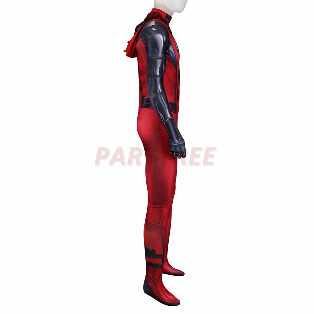 Avenger Spiderman PS5 Cosplay Costume Crimson Cowl Jumpsuit