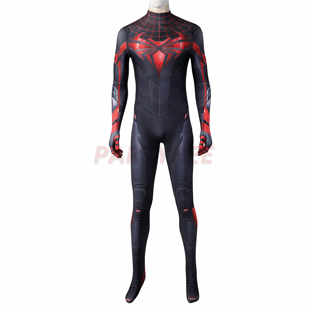 PS5 Spider-Man Miles Morales Cosplay Costume Advanced Tech Jumpsuit