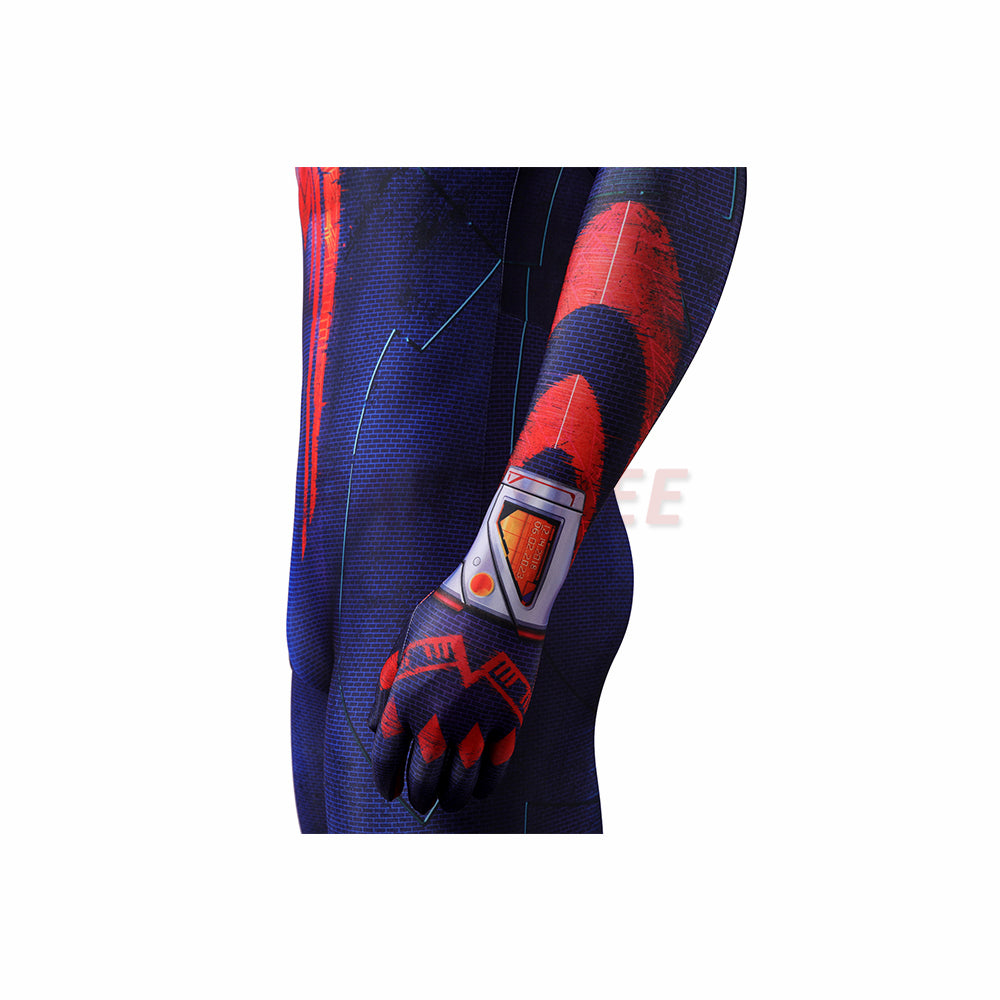 Spiderman 2099 Cosplay Costume Miguel O'Hara Jumpsuit