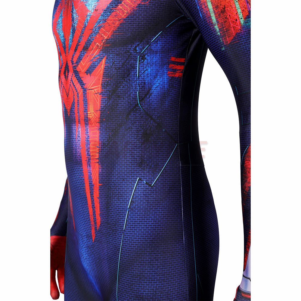 Spiderman 2099 Miguel O'Hara Cosplay Costume Across The Spider-Verse Jumpsuit