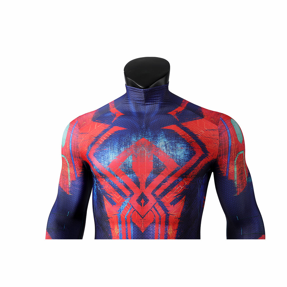 Spiderman 2099 Cosplay Costume Miguel O'Hara Jumpsuit