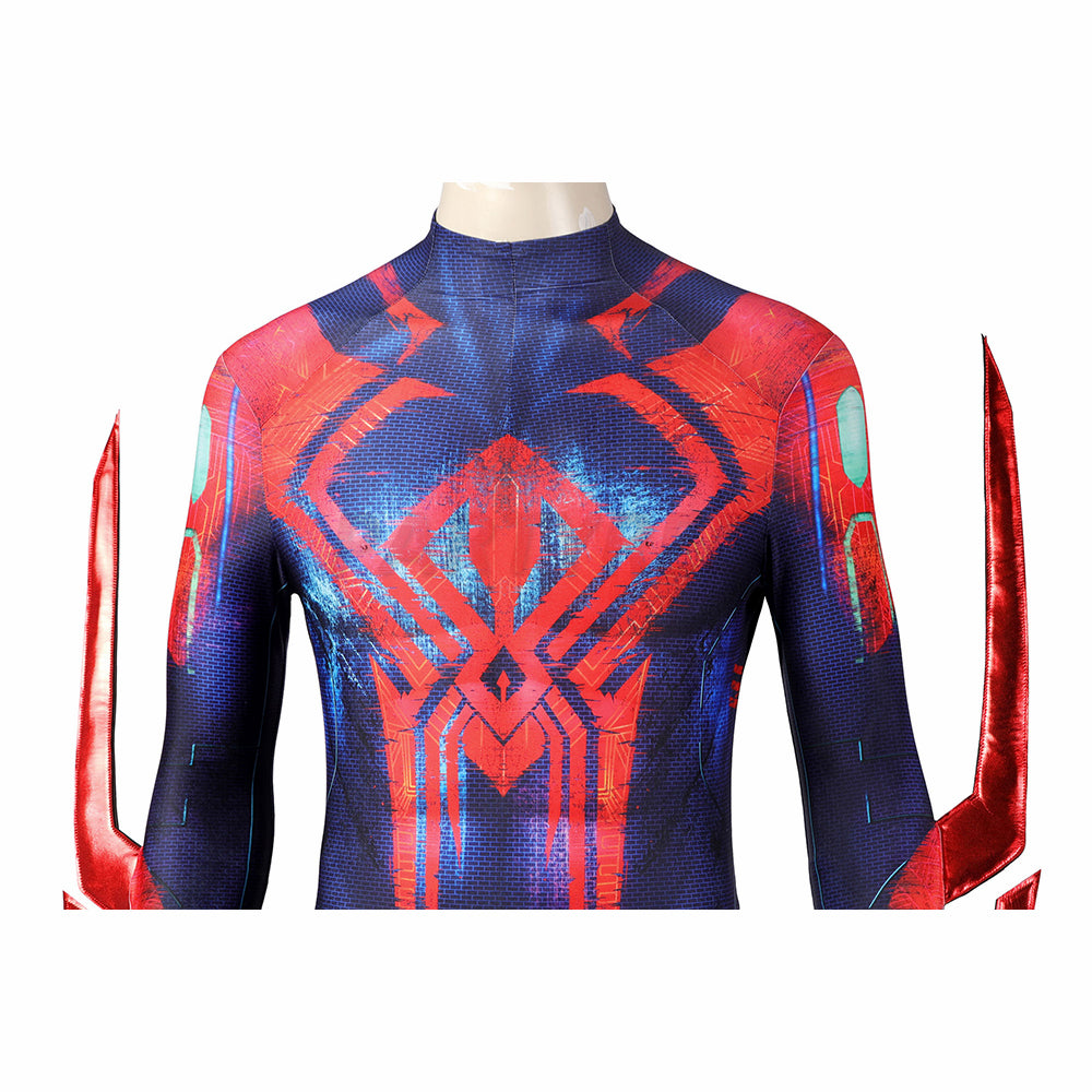 Spiderman 2099 Miguel O'Hara Cosplay Costume Across The Spider-Verse Jumpsuit