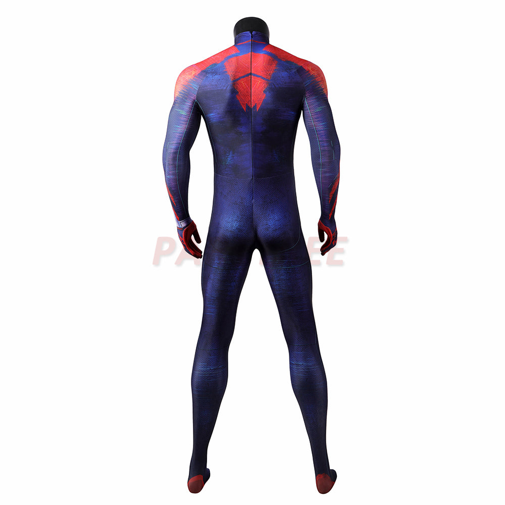 Spiderman 2099 Cosplay Costume Miguel O'Hara Jumpsuit