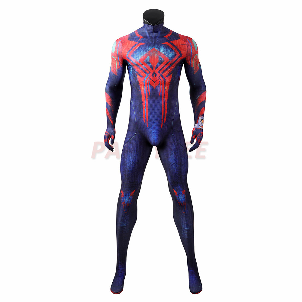 Spiderman 2099 Cosplay Costume Miguel O'Hara Jumpsuit