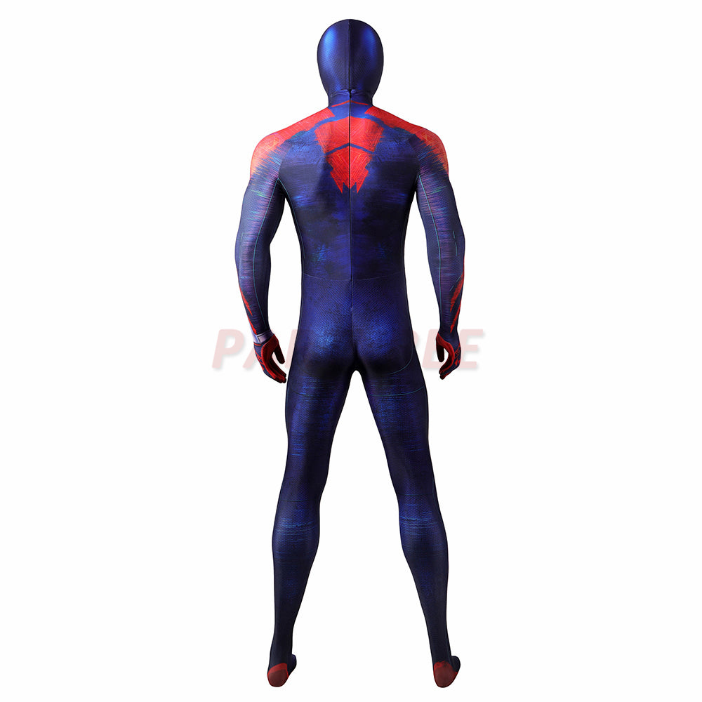 Spiderman 2099 Cosplay Costume Miguel O'Hara Jumpsuit