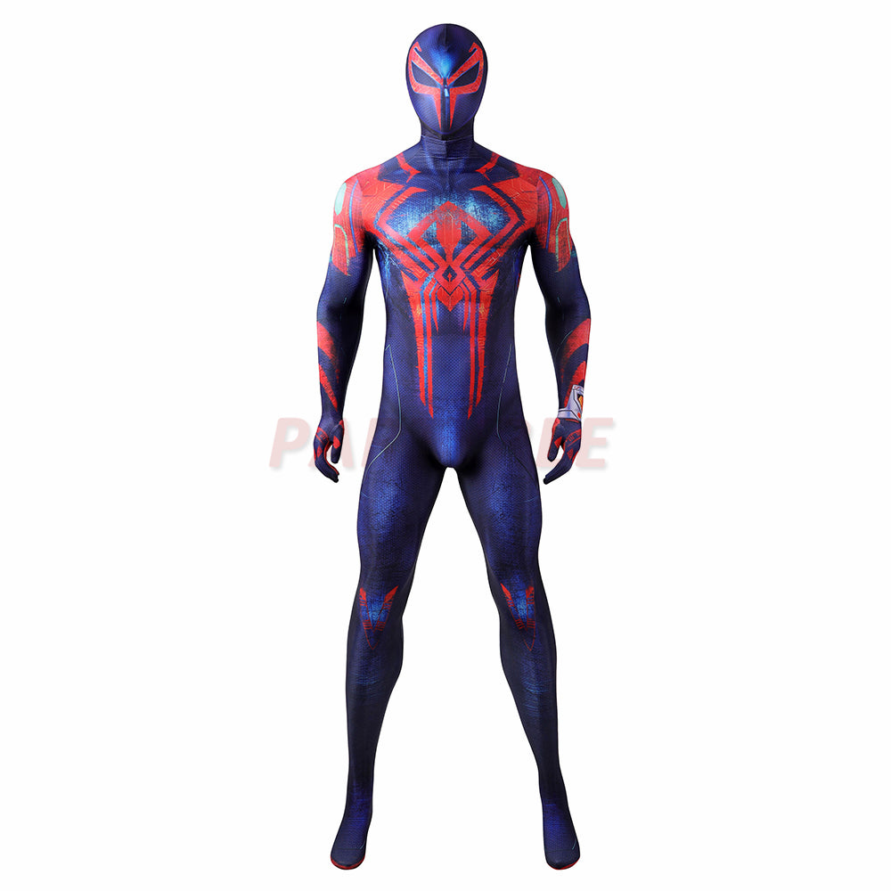 Spiderman 2099 Cosplay Costume Miguel O'Hara Jumpsuit