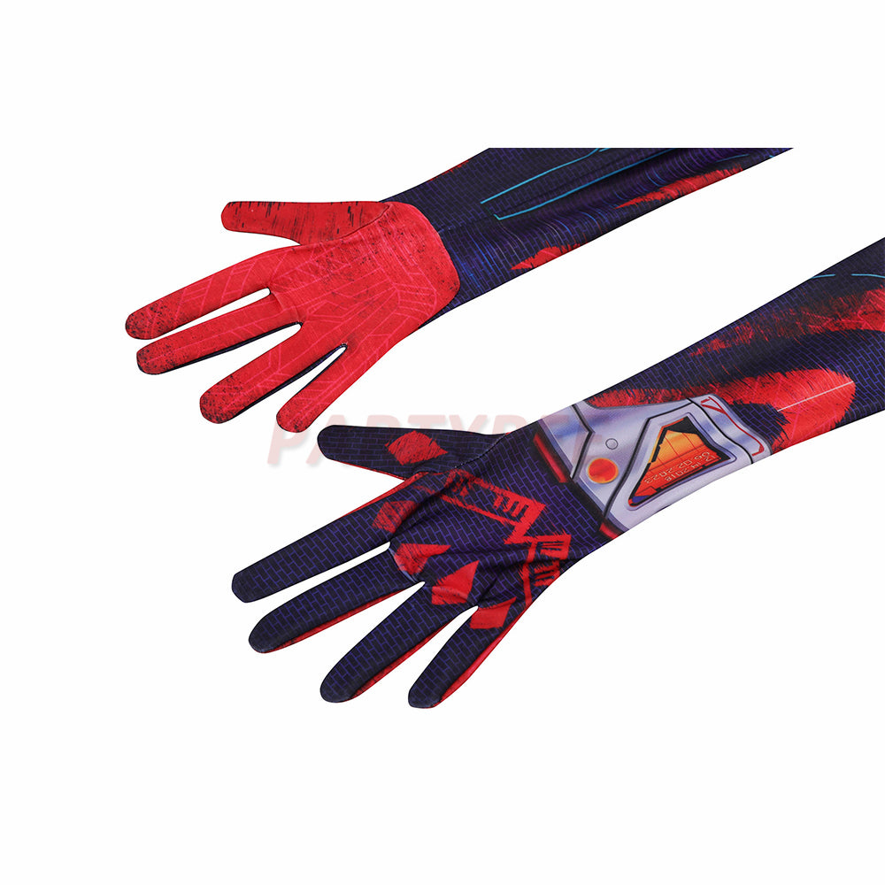 Spiderman 2099 Cosplay Costume Miguel O'Hara Jumpsuit
