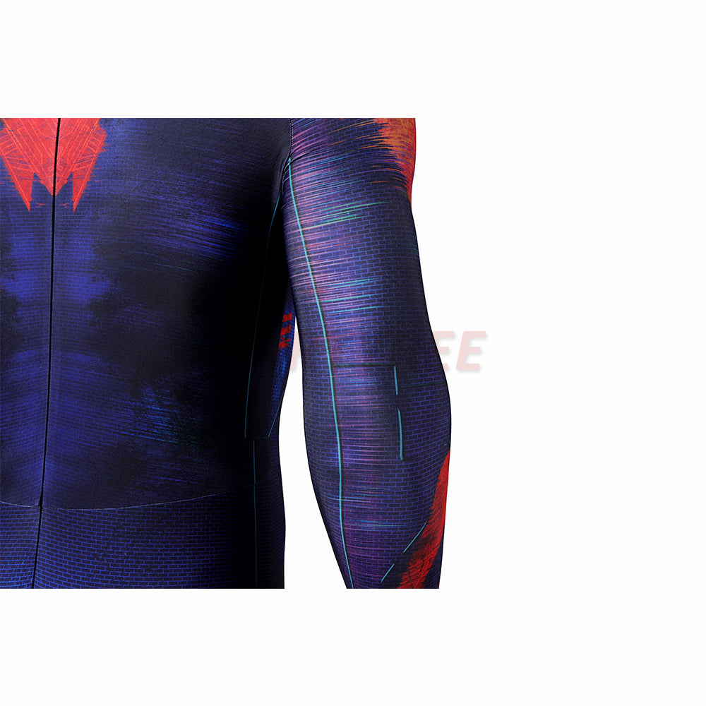 Spiderman 2099 Cosplay Costume Miguel O'Hara Jumpsuit