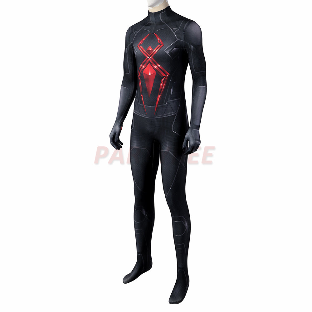 Avenger Spiderman Cosplay Costume Dark Jumpsuit