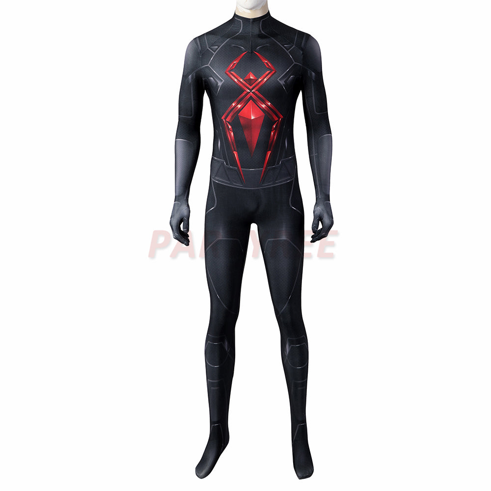 Avenger Spiderman Cosplay Costume Dark Jumpsuit