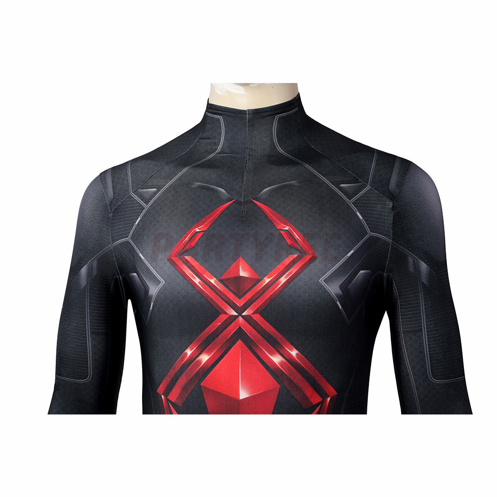Avenger Spiderman Cosplay Costume Dark Jumpsuit