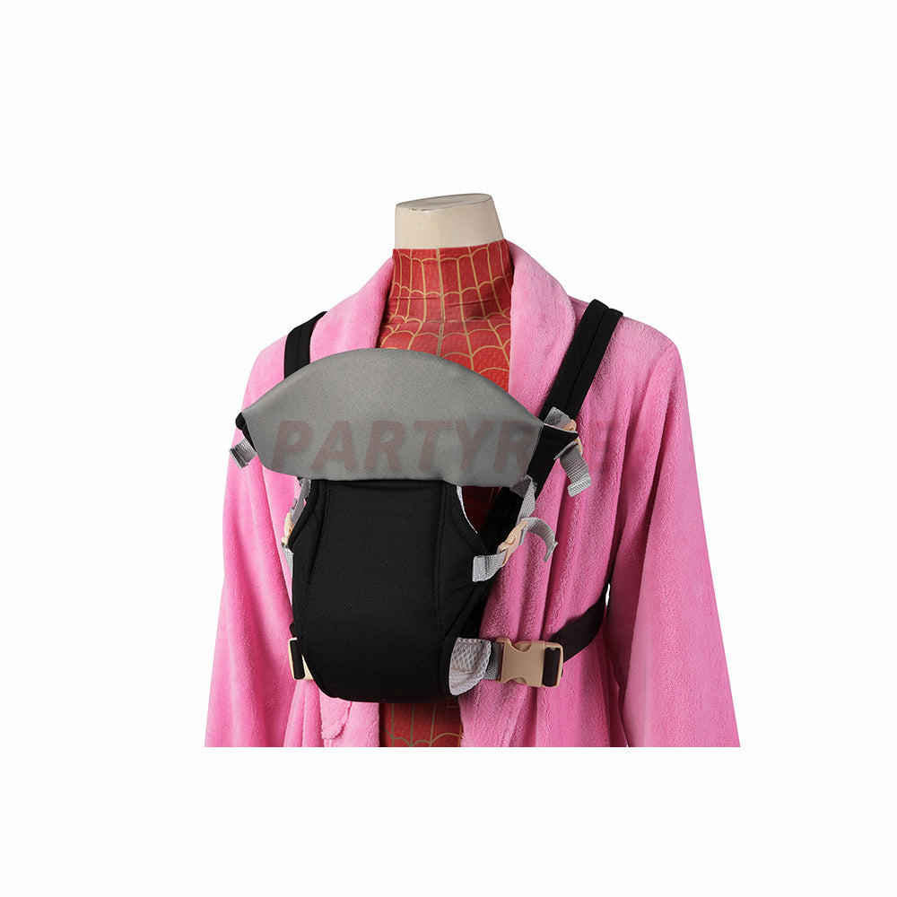 Spider-Man Across The Spider-Verse Peter Parker Cosplay Jumpsuit With Long Coat