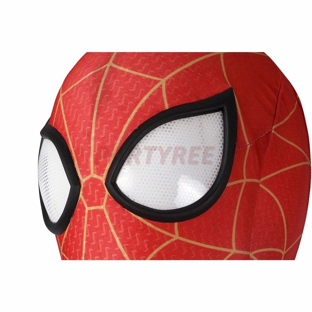 Spider-Man Across The Spider-Verse Peter Parker Cosplay Jumpsuit With Long Coat