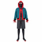 Spiderman Into the Spider-Verse Miles Morales Cosplay Jumpsuit with Coat