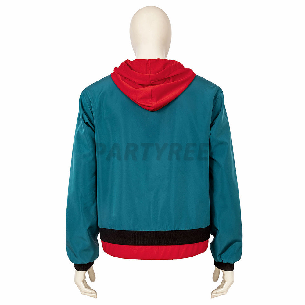 Spiderman Into the Spider-Verse Miles Morales Cosplay Jumpsuit with Coat