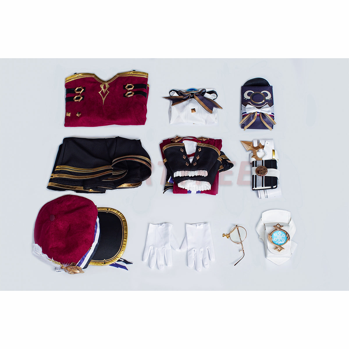 Genshin Impact Charlotte Cosplay Costume Ver.2