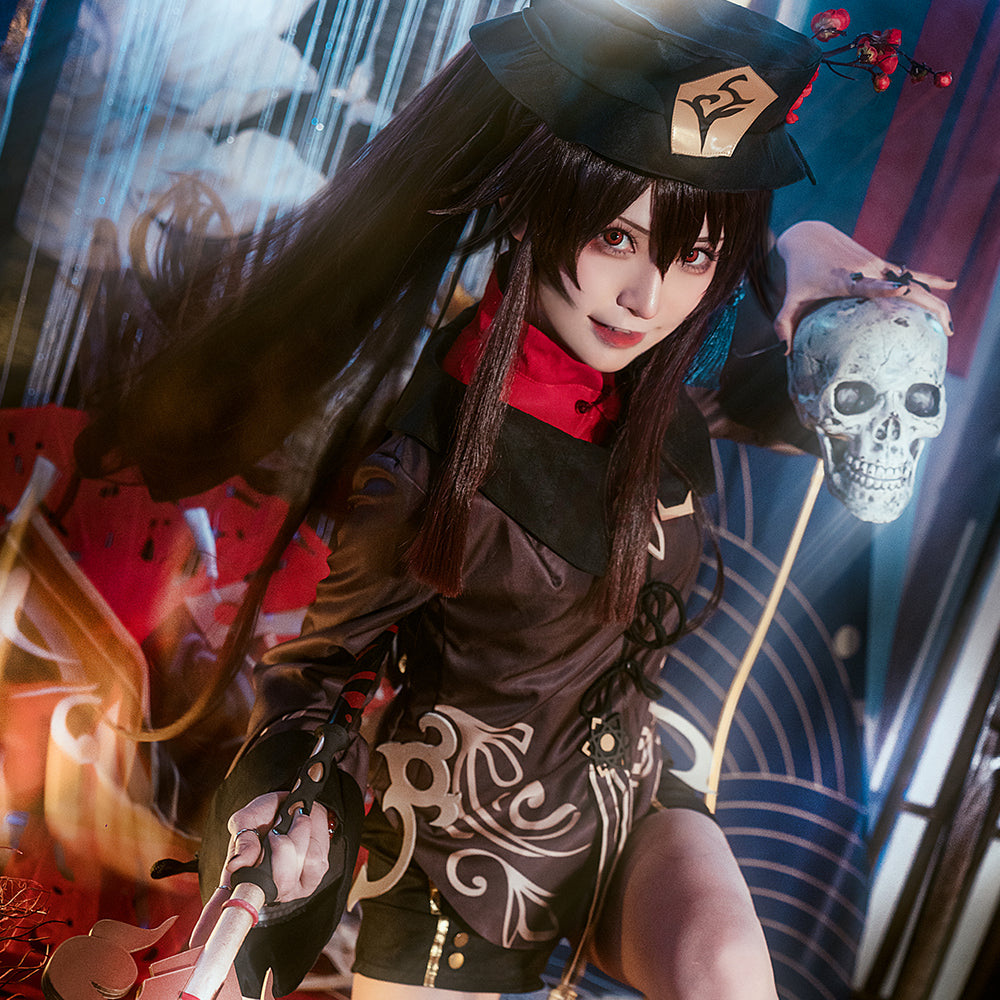 Genshin Impact Hu Tao Cosplay Costumes Ver.2