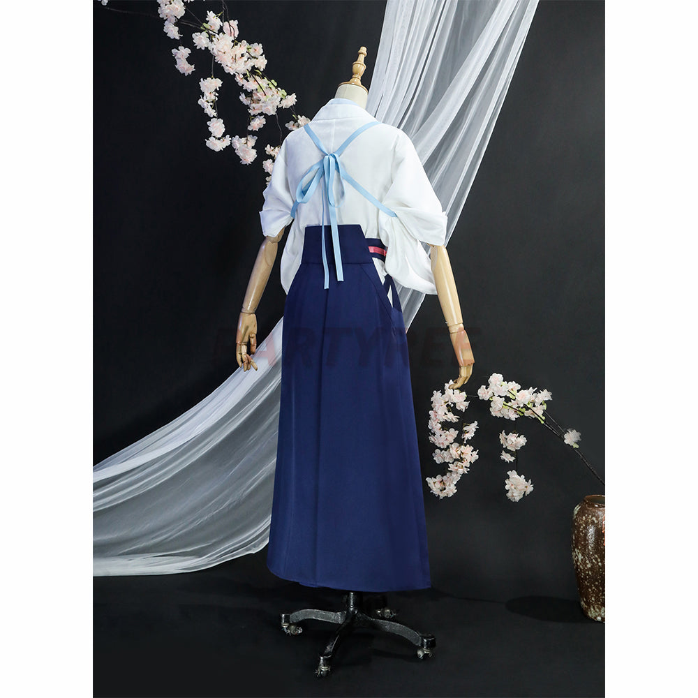 Genshin Impact Kamisato Ayaka Cosplay Costumes Kendo Suit