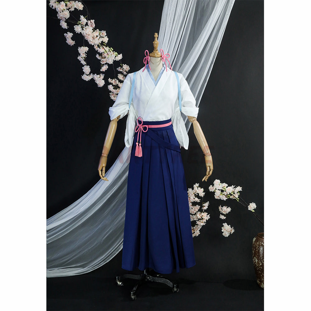 Genshin Impact Kamisato Ayaka Cosplay Costumes Kendo Suit
