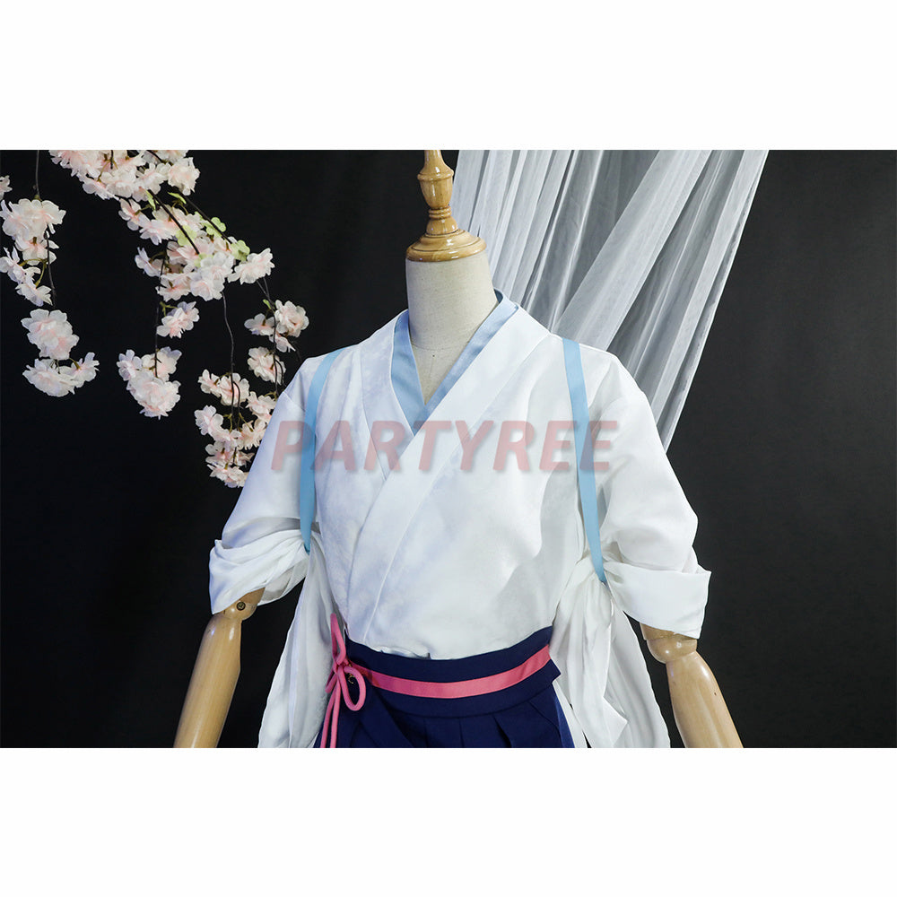 Genshin Impact Kamisato Ayaka Cosplay Costumes Kendo Suit