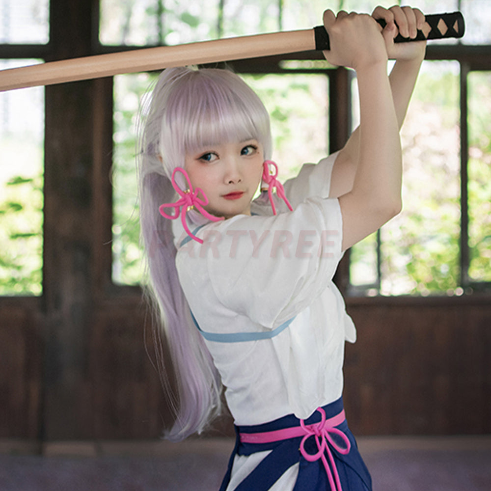 Genshin Impact Kamisato Ayaka Cosplay Costumes Kendo Suit