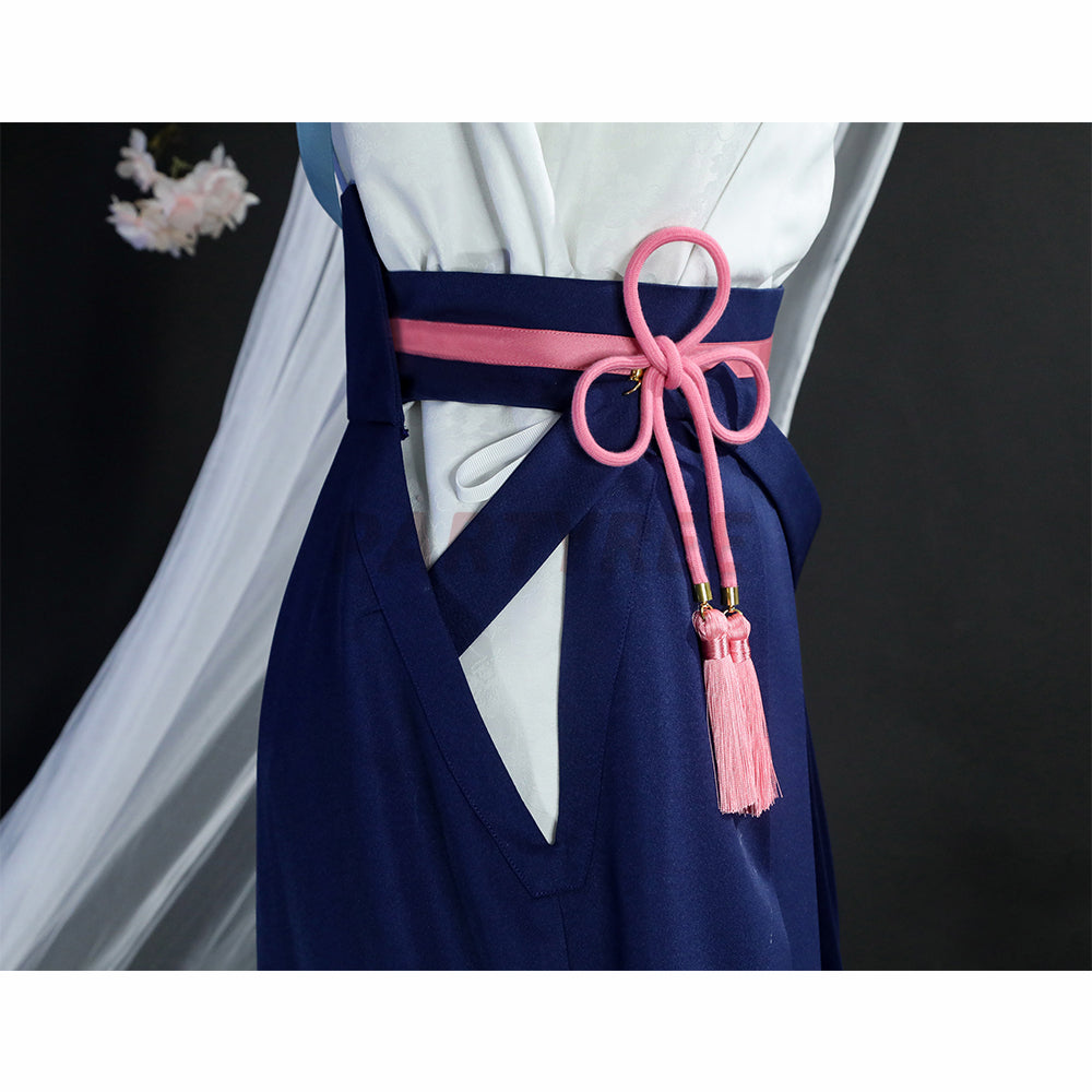 Genshin Impact Kamisato Ayaka Cosplay Costumes Kendo Suit