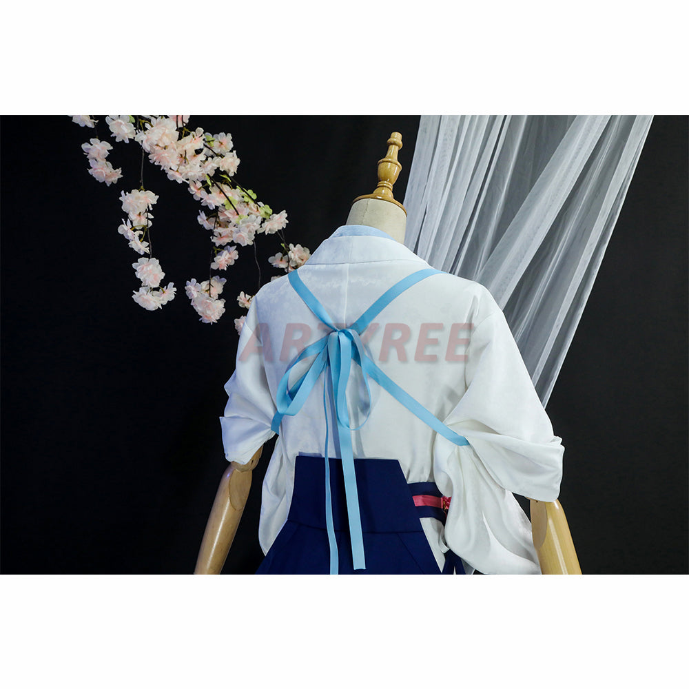Genshin Impact Kamisato Ayaka Cosplay Costumes Kendo Suit